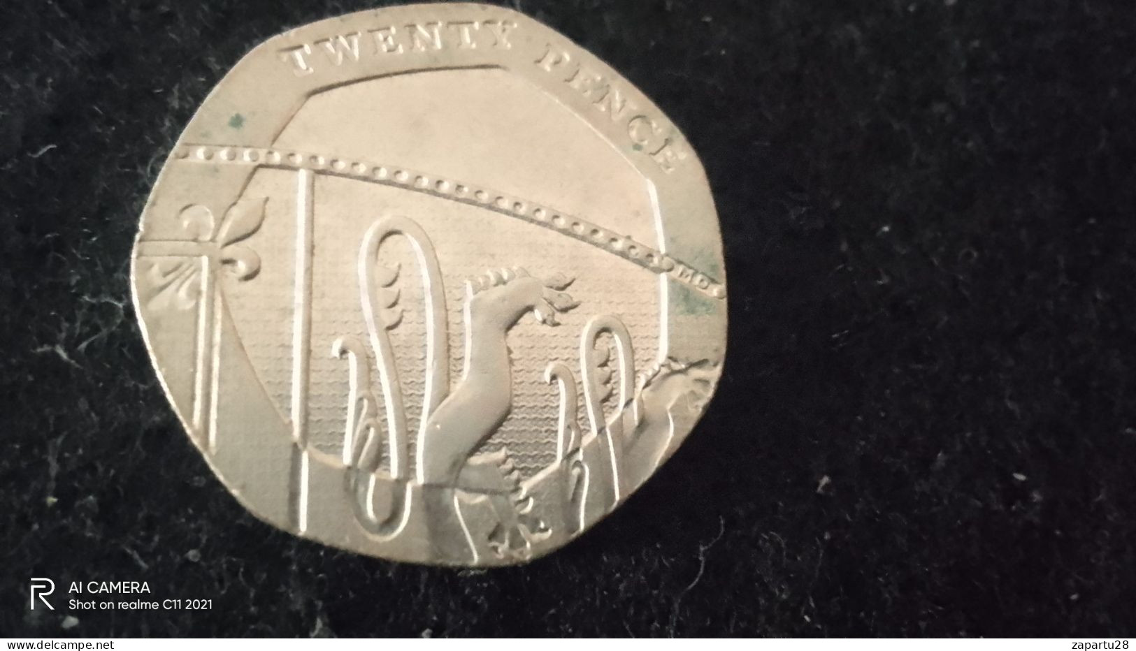 İNGİLTERE-2011  TWENTY  CENT    XF- - 20 Pence