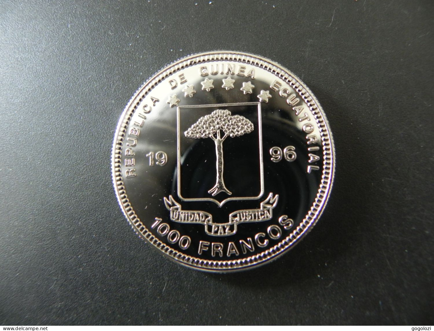 Equatorial Guinea 1000 Francos 1996 - Lugares Famosos Del Mundo - Les Diablerets - Aequatorial-Guinea