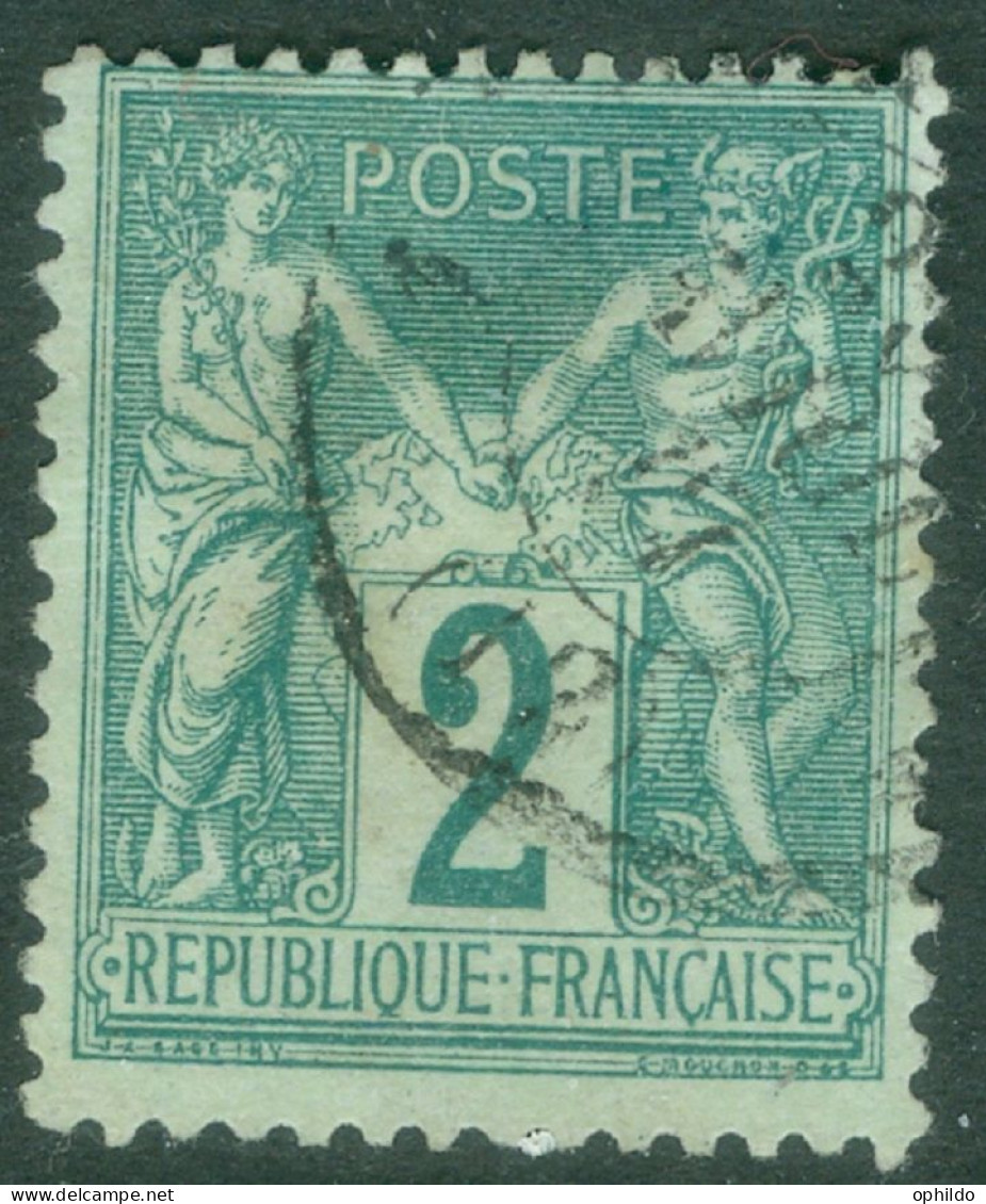 France  74  Ob  Voir Scan Et Description   - 1876-1898 Sage (Type II)