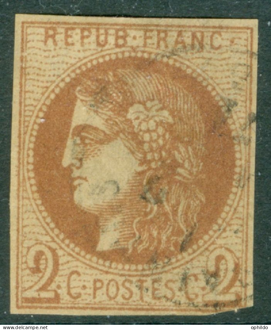 France   40 B  Ob  Voir Scan Et Description   - 1870 Ausgabe Bordeaux