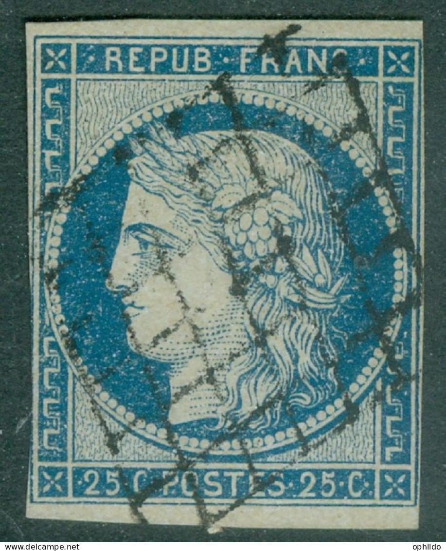 France   4   Ob  Voir Scan Et Description   - 1849-1850 Cérès
