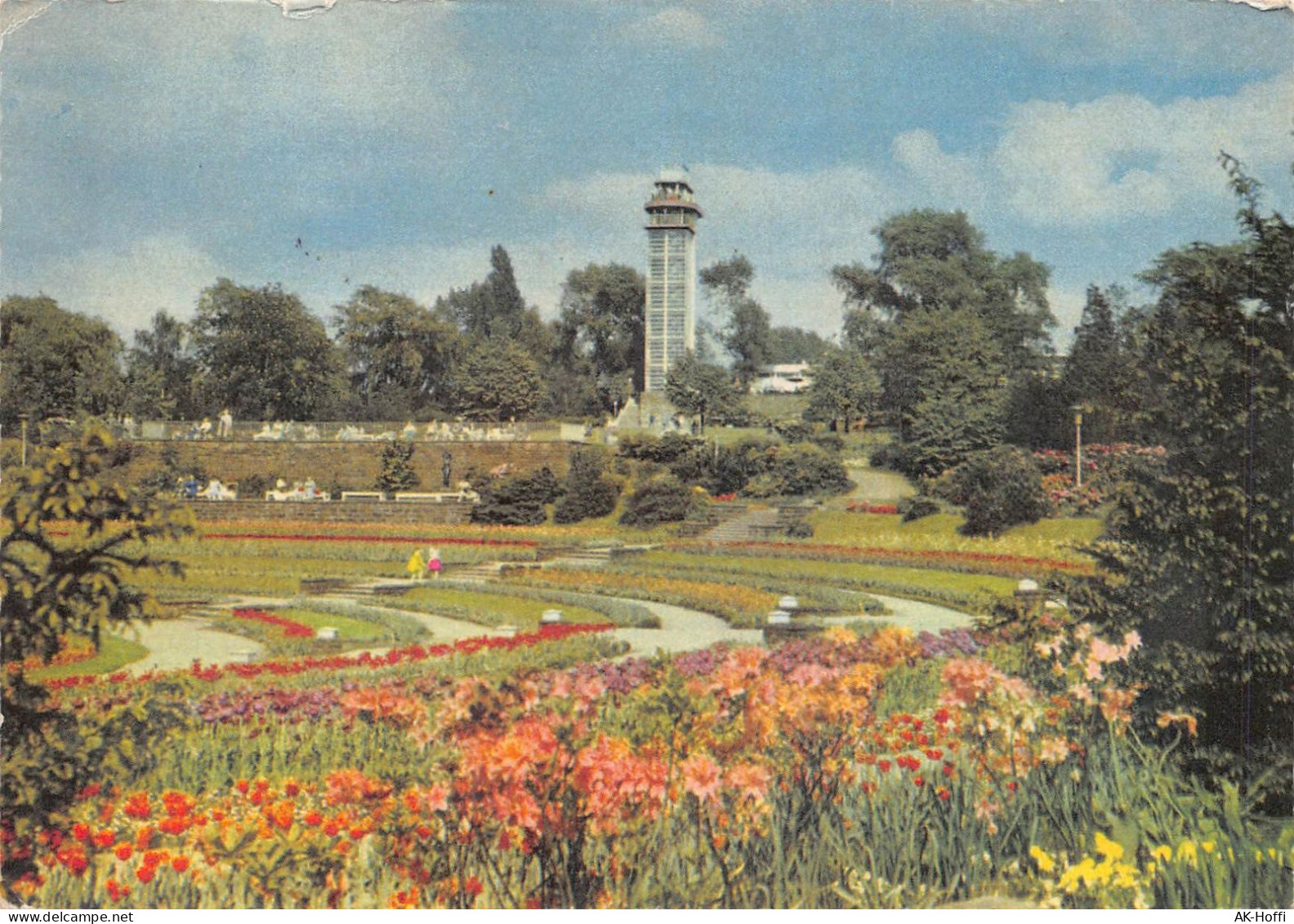 Essen - Partie Im Gruga-Park - Blick Zum Aussichtsturm - Essen