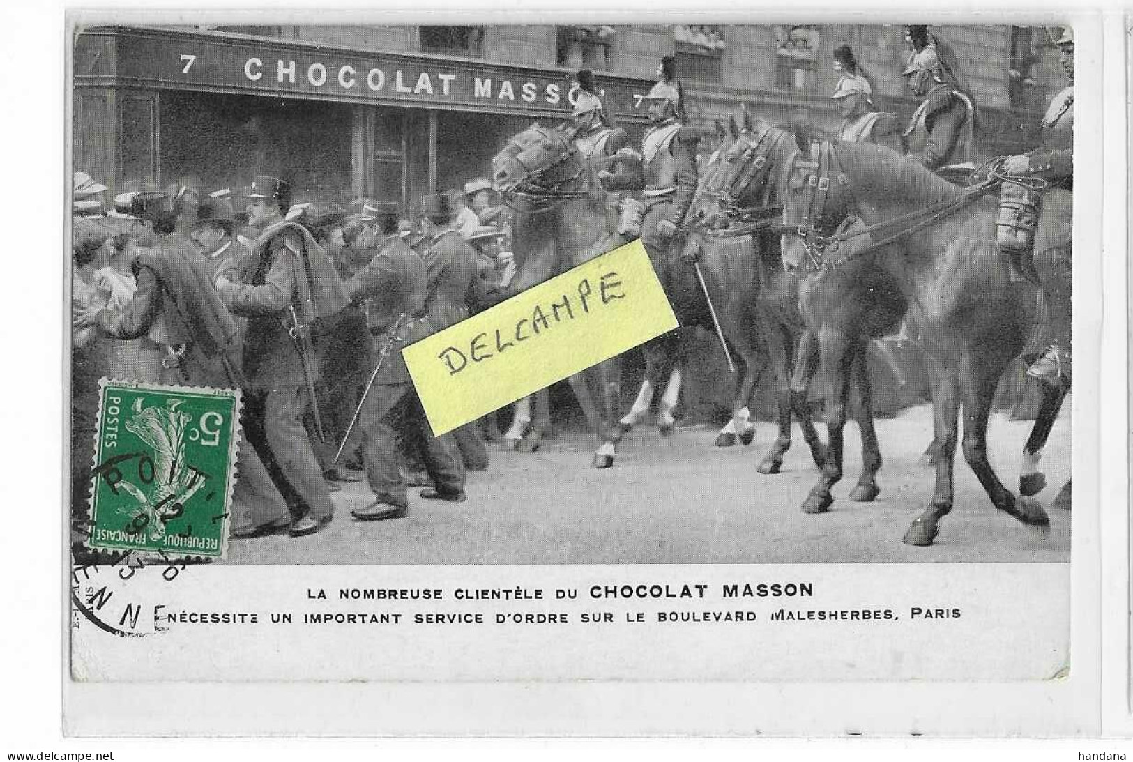 75 BOULEVART MALESHERBES CLIENTELE CHOCOLAT MASSON SERVICE D ORDRE    ANIMATION    BEAU PLAN - Paris (17)