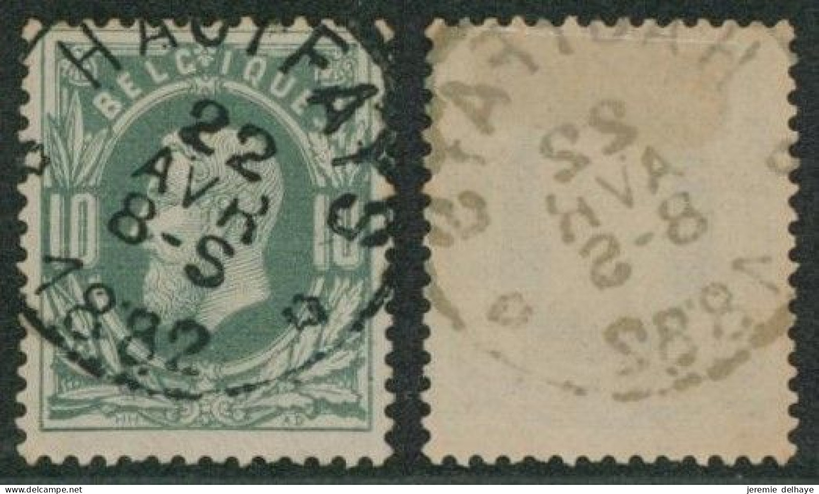 émission 1869 - N°30 Obl Relais "Hautfays". Superbe Centrage, COBA : 40+   // (AD) - 1869-1883 Leopold II.