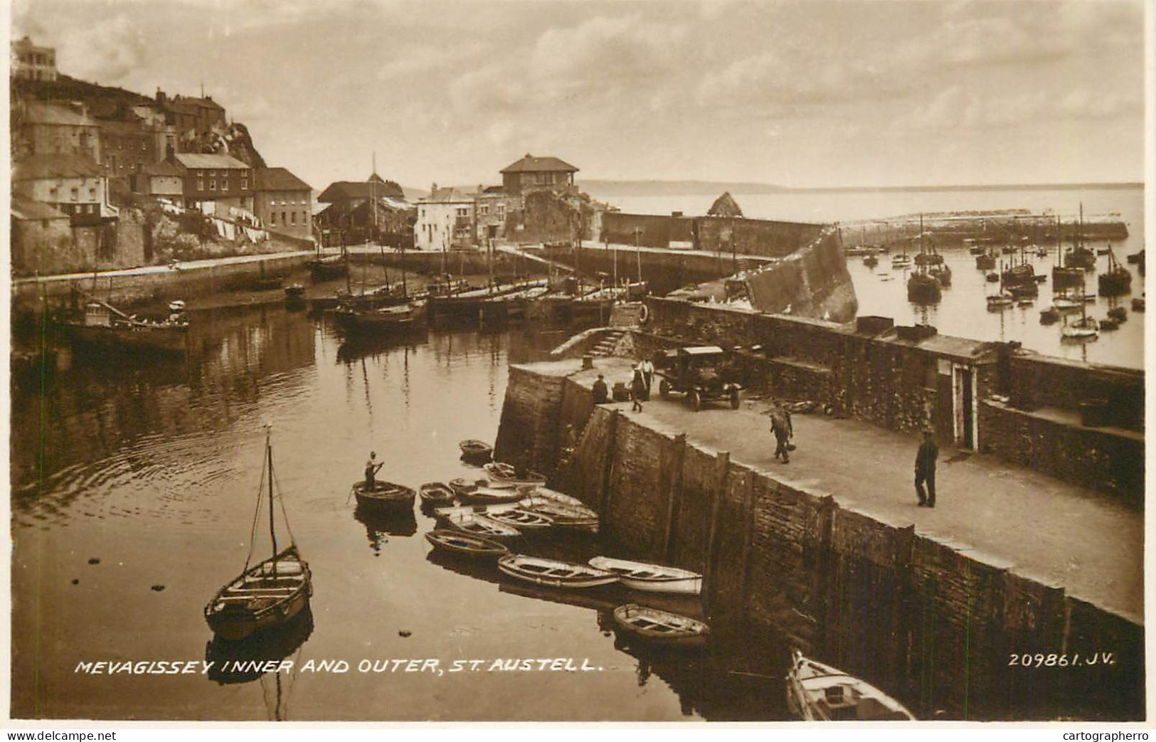 England Mevagissey Inner And Outer St Austell Harbour - Autres & Non Classés