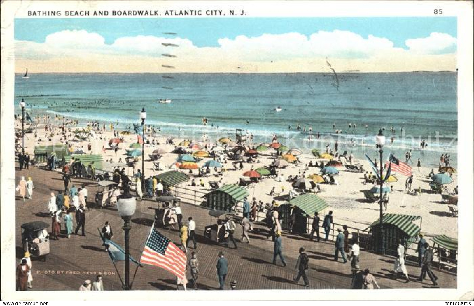 11705531 Atlantic_City_New_Jersey Bathing Beach  - Sonstige & Ohne Zuordnung