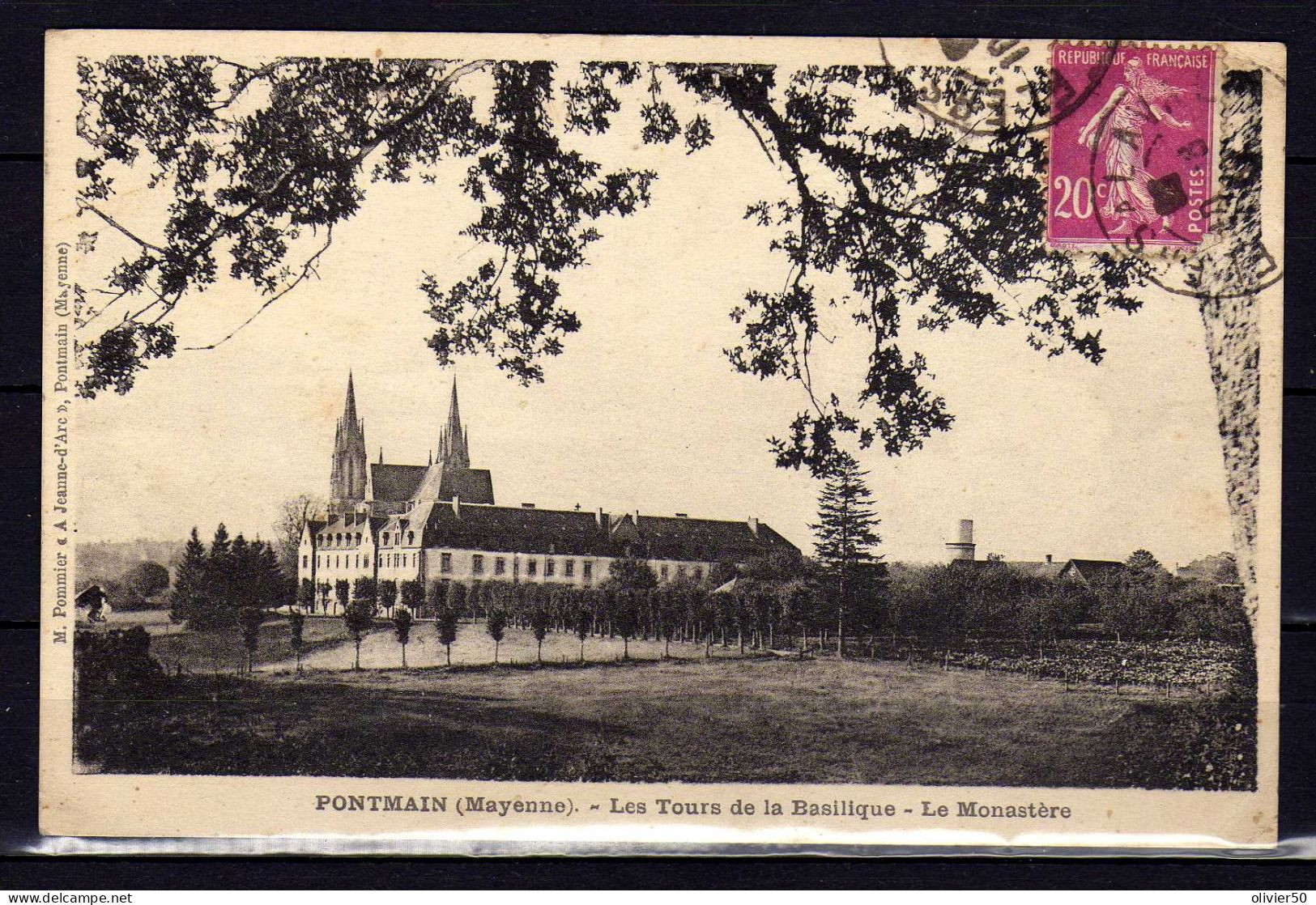 Pontmain - Mayenne - Les Tours De La Basilique - Le Monastere - Pontmain