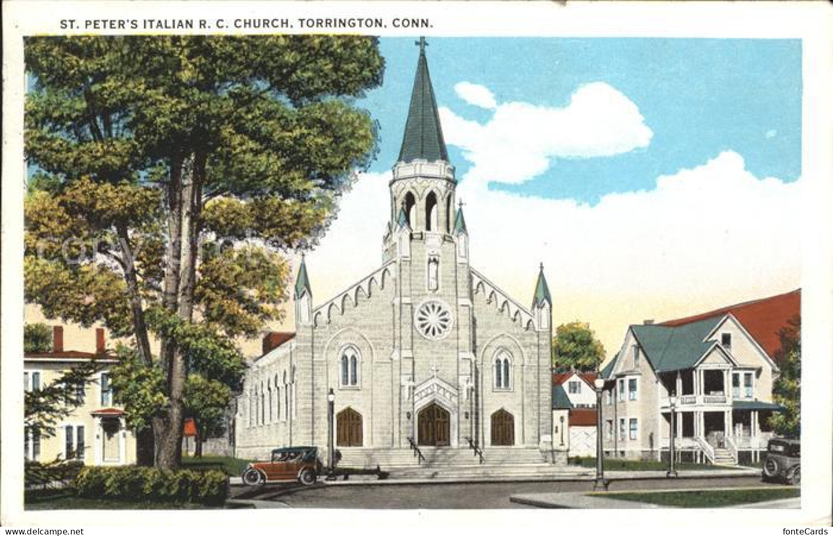 11705510 Torrington_Connecticut St. Peters Italian R. C. Church - Autres & Non Classés