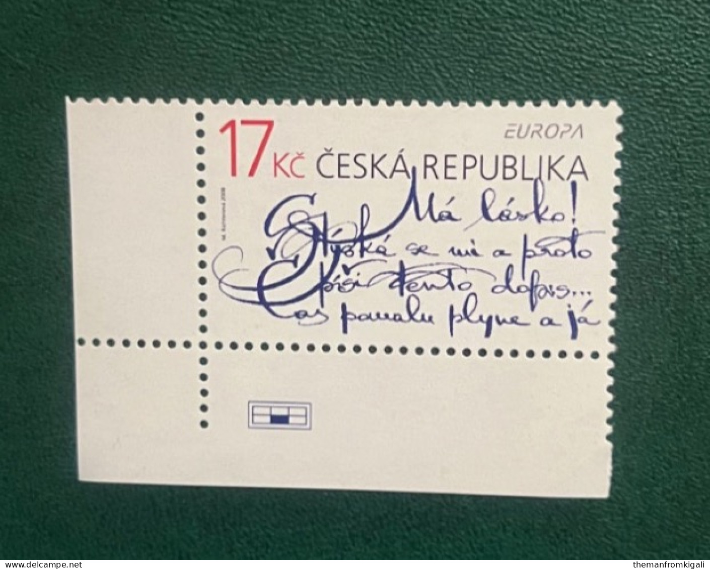 Czech Republic 2008 - Europa Stamps - Writing Letters. - Altri & Non Classificati
