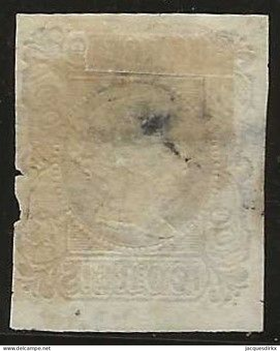 Portugal     .  Y&T      .   4  (2 Scans)  .  Thin Spot       .   O      .     Cancelled - Used Stamps