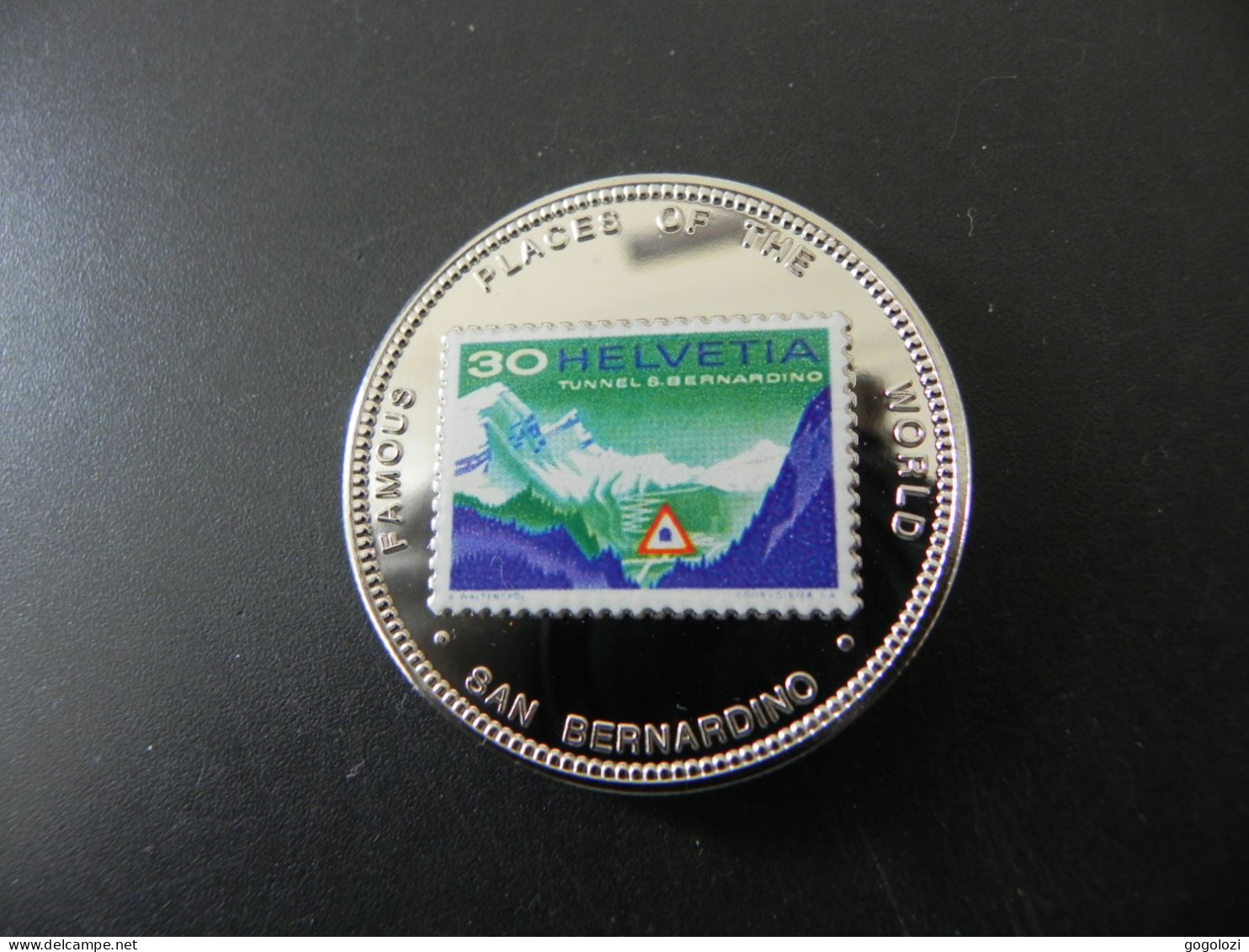 Uganda 1000 Shillings 1998 - Famous Places Of The World Switzerland San Bernardino - Ouganda
