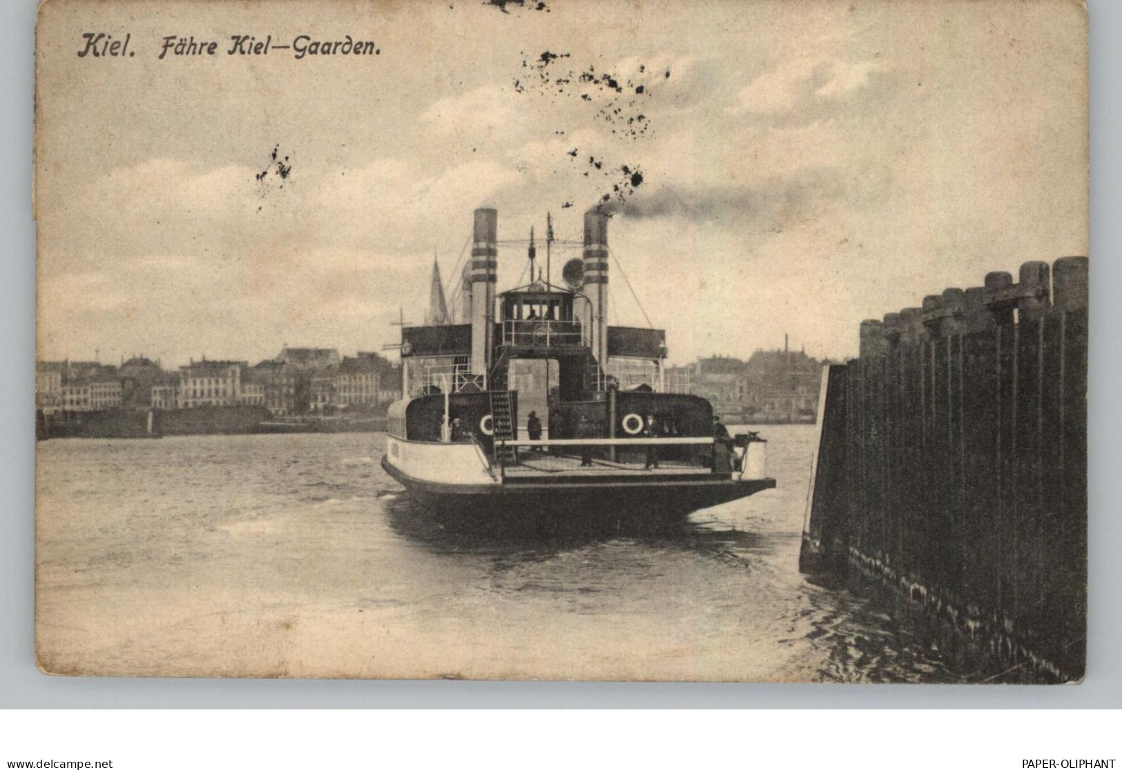 2300 KIEL, Fähre Kiel - Gaarden, 1909 - Kiel