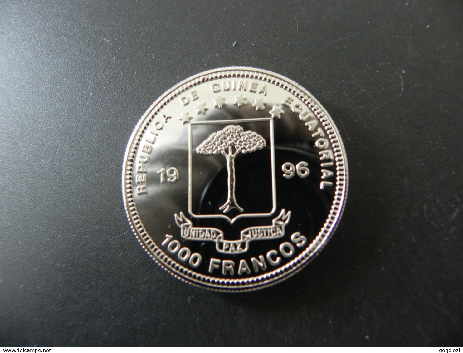 Equatorial Guinea 1000 Francos 1996 - Lugares Famosos Del Mundo - Spannörter - Oeganda