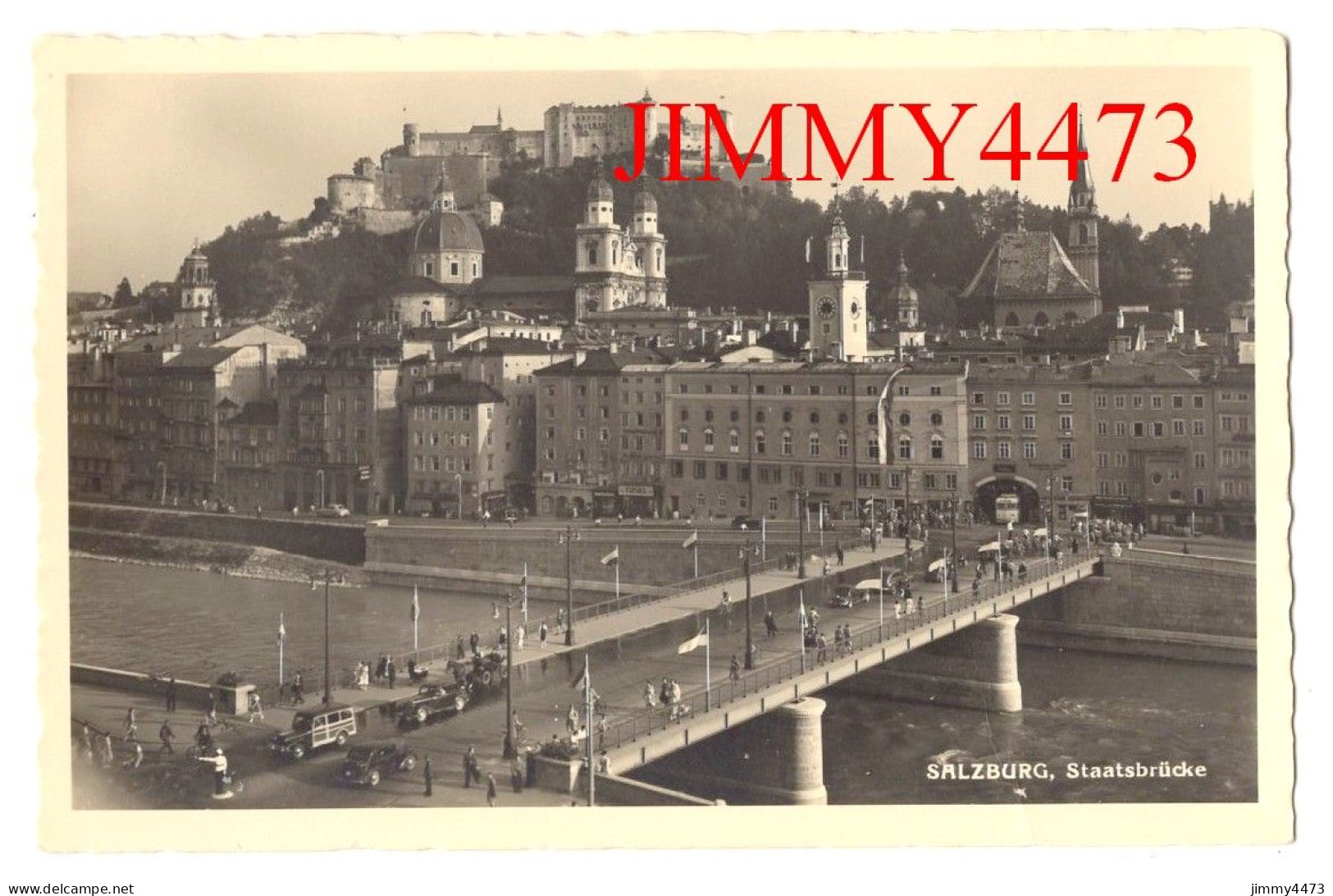 SALZBURG - Staatsbrücke - N° 5 240 - Verlag C. Jurischek Salzburg - Salzburg Stadt