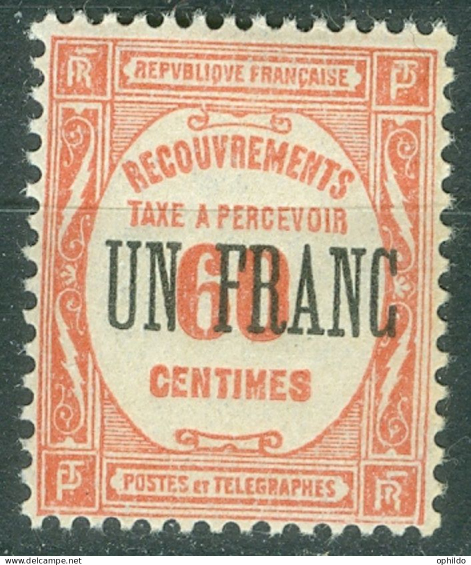 France  Taxe  63  *  TB  - 1859-1959.. Ungebraucht