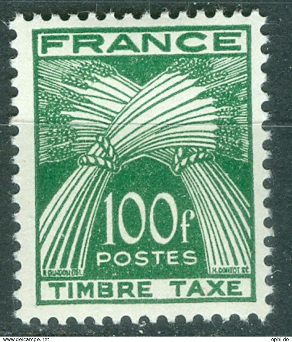 France  Taxe  89  *  TB  - 1859-1959 Mint/hinged