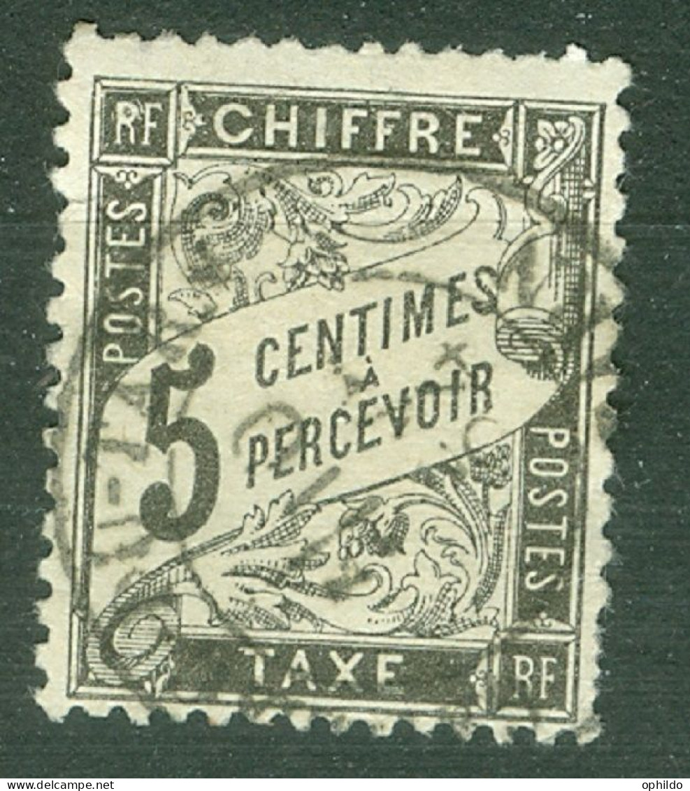 France  Taxe   14 Ob TB  Mais Une Dent Un Peu Courte  - 1859-1959 Used