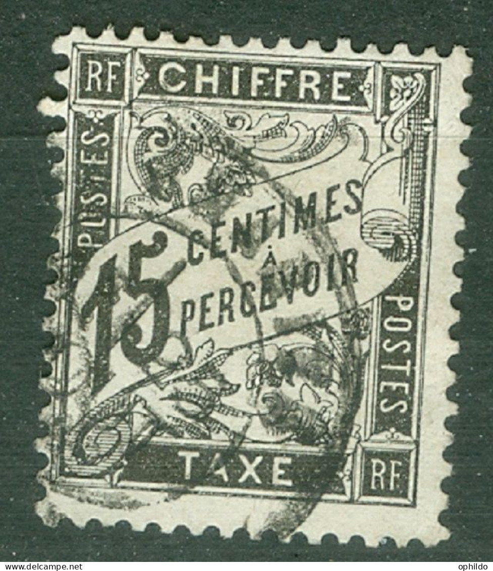 France  Taxe   16 Ob TB   - 1859-1959 Afgestempeld
