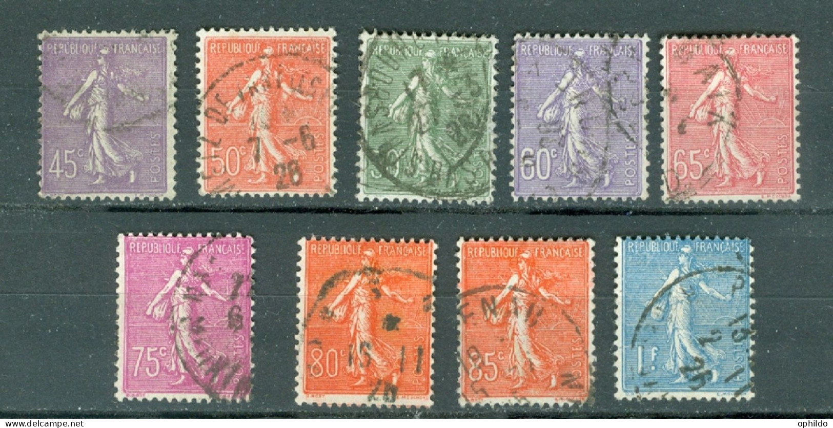 France  197/205   Ob  TB  - Used Stamps