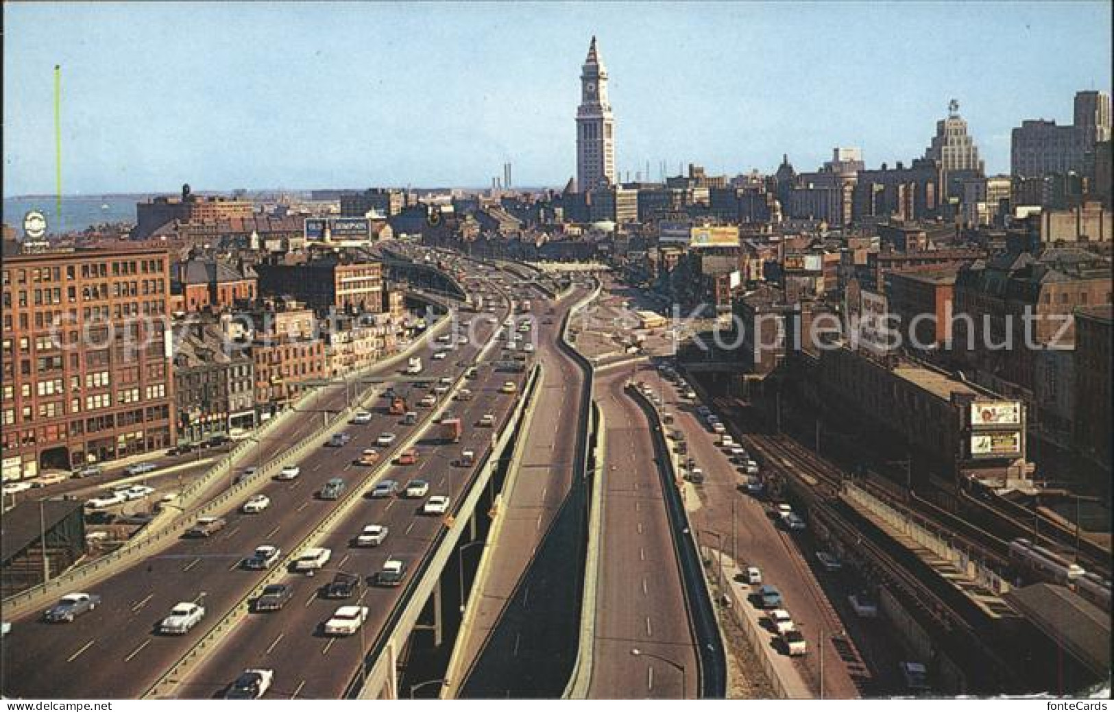 11705342 Boston_Massachusetts Skyline Cars - Andere & Zonder Classificatie