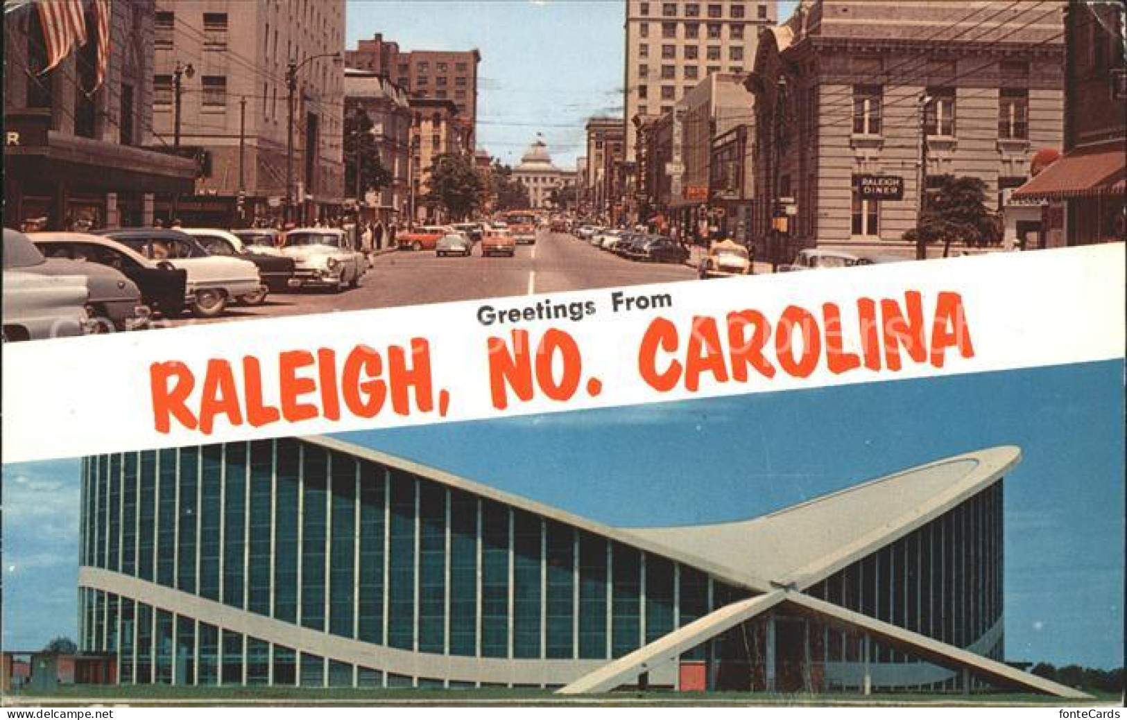 11705340 Raleigh_North_Carolina State Fair Arena Fayetteville Street - Andere & Zonder Classificatie