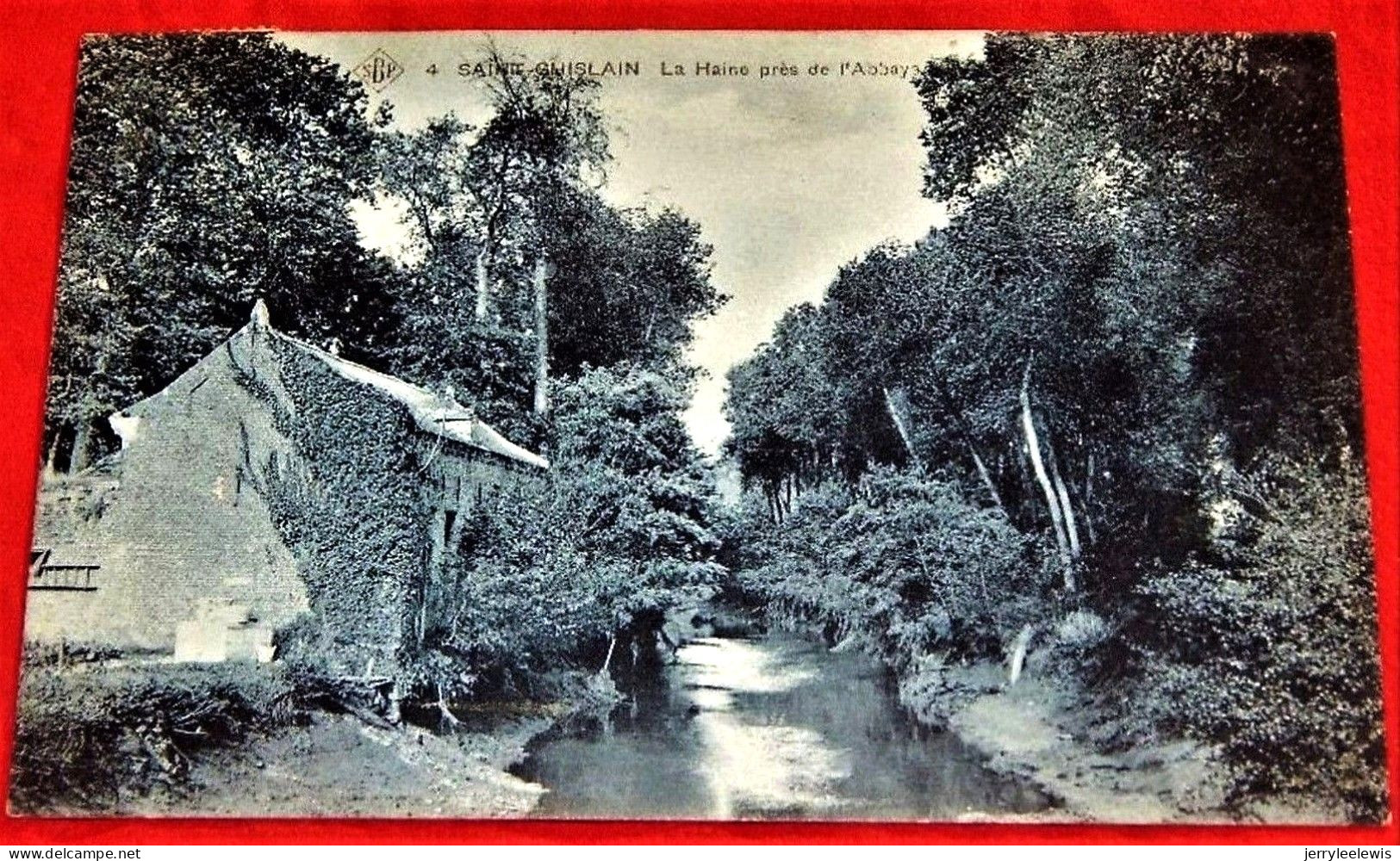 SAINT GHISLAIN  -  La Haine Près De L' Abbaye  -   1907 - Saint-Ghislain