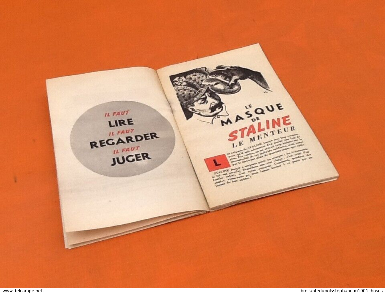L' Abcès Bolchevique  Brochure De Propagande (vers 1941) - Guerre 1939-45