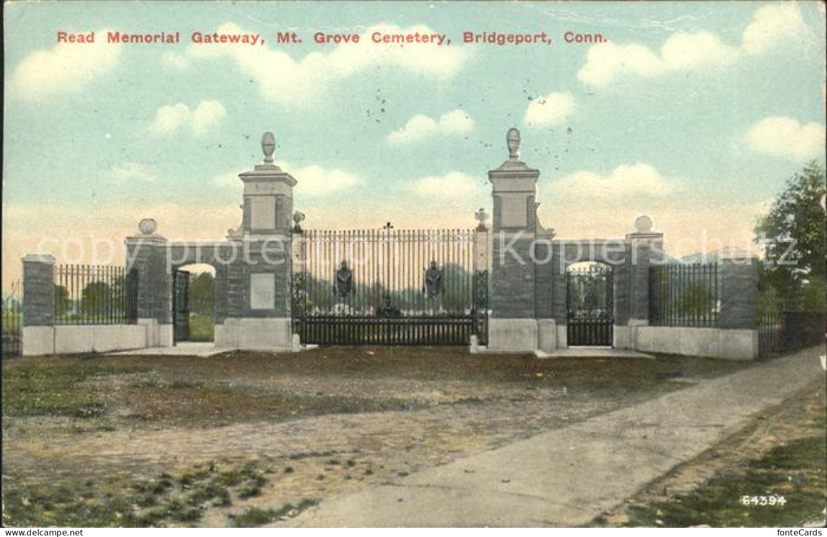 11705255 Bridgeport_Connecticut Read Memorial Gateway Mt. Grove Cemetery - Sonstige & Ohne Zuordnung