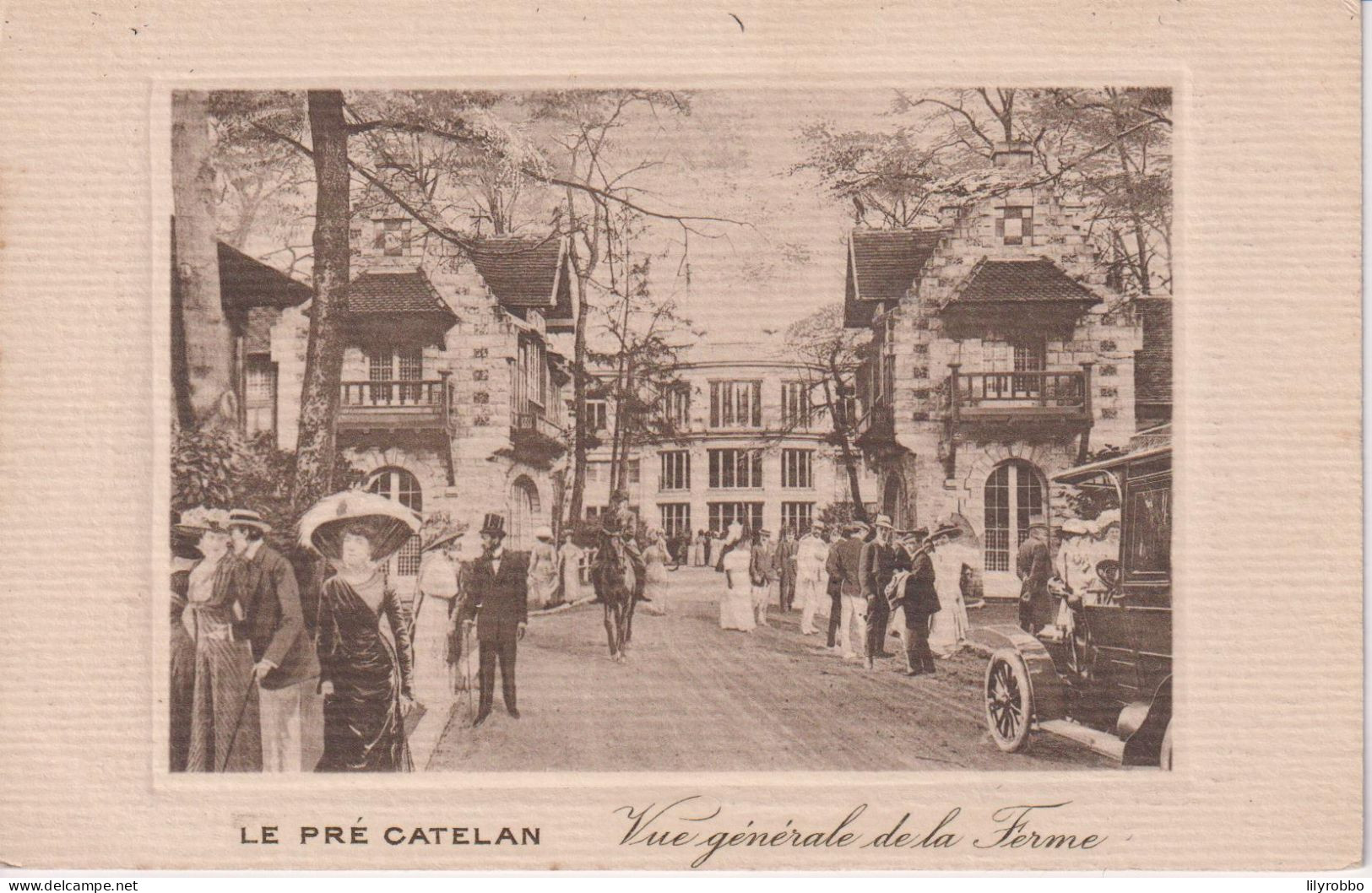 FRANCE - PARIS - Le Pre-Catelan Vue Generale De La Ferme - Good Owners Imprint Etc - Pubs, Hotels, Restaurants