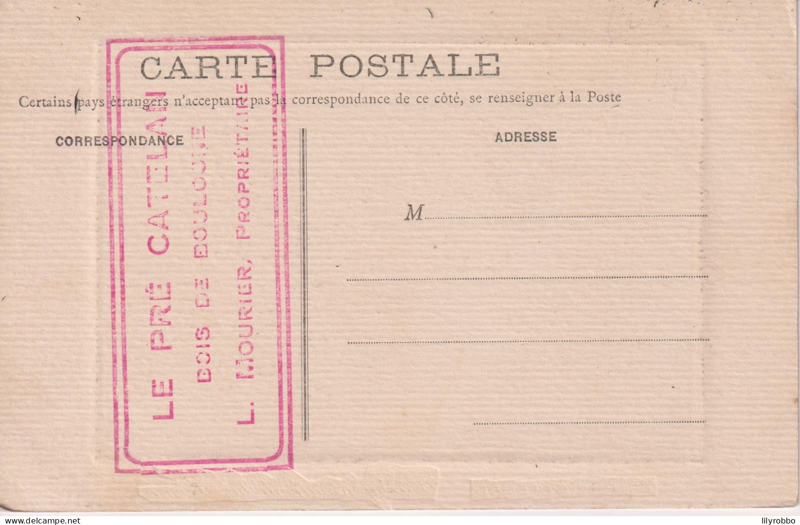 FRANCE - PARIS - Le Pre-Catelan Vue Generale De La Ferme - Good Owners Imprint Etc - Cafés, Hôtels, Restaurants