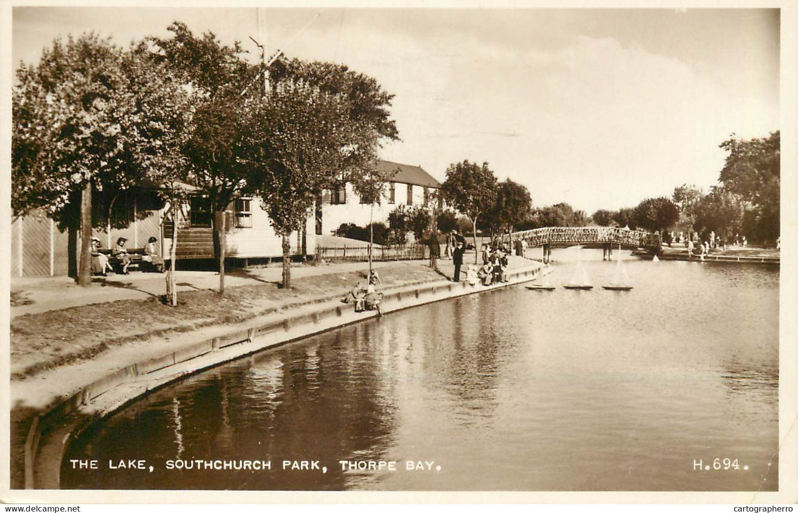 England  Thorpe Bay Southchurch Park - The Lake - Andere & Zonder Classificatie