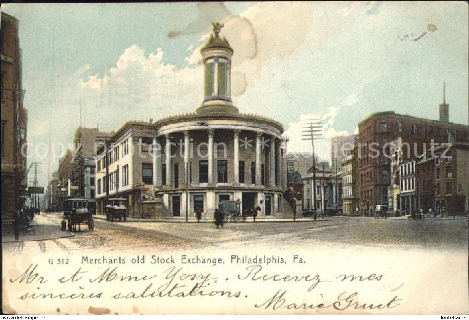 11705188 Philadelphia Pennsylvania Merchants Old Stock Exchange Philadelphia Pen - Other & Unclassified