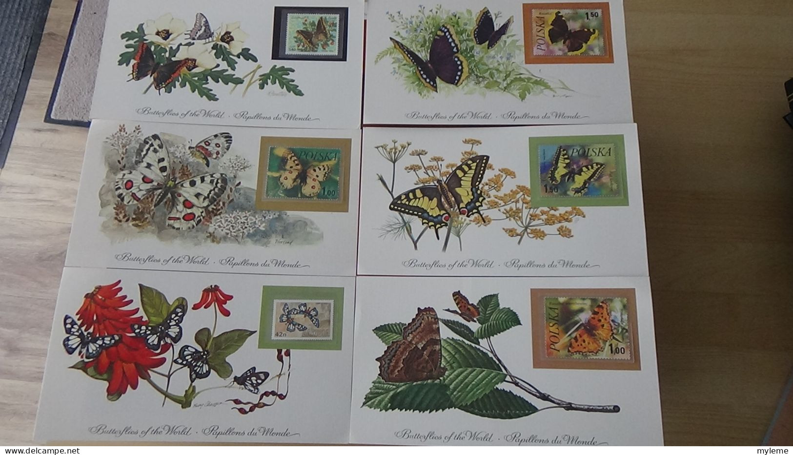 BF71 Bel ensemble de documents avec timbres ** sur les oiseaux A saisir !!!