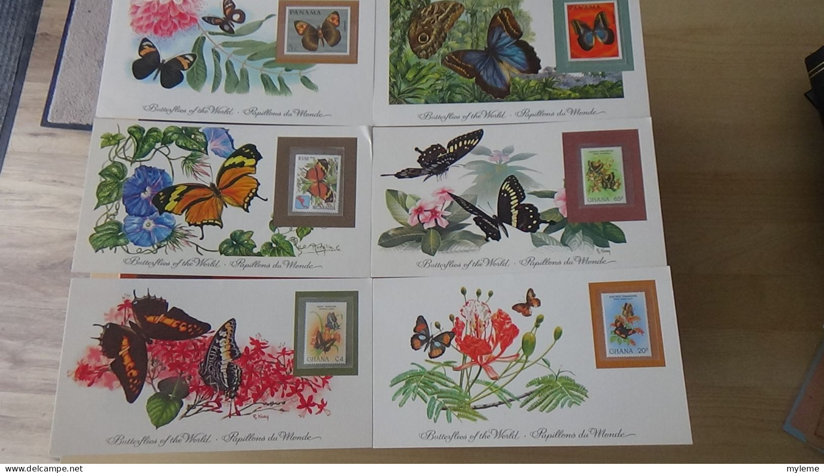 BF71 Bel ensemble de documents avec timbres ** sur les oiseaux A saisir !!!