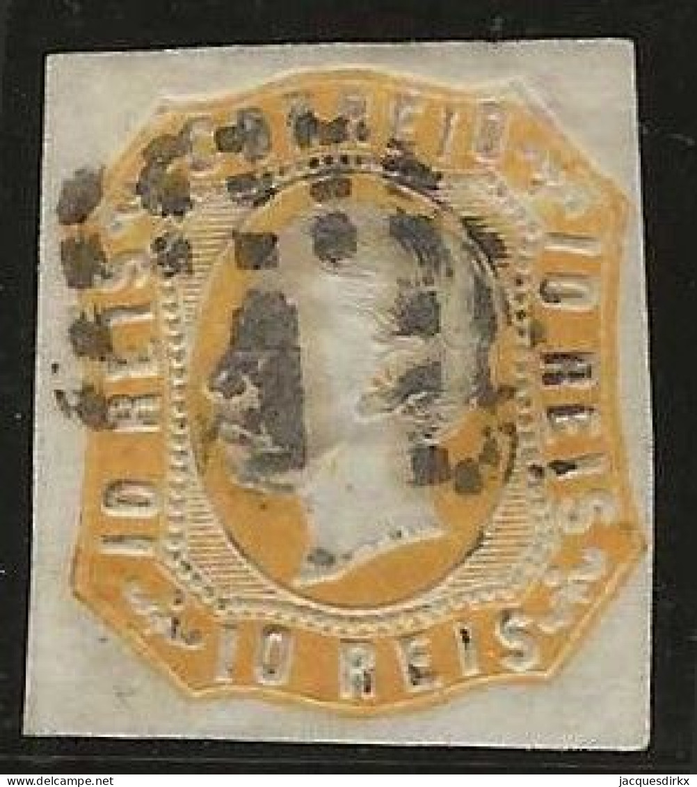 Portugal     .  Y&T      . 14   (2 Scans)          .   O      .     Cancelled - Used Stamps