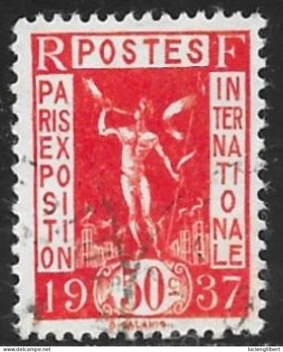 TIMBRE N° 325  -  EXPO INTERNATIONALE PARIS 1937    - OBLITERE  -   1937 - Usados