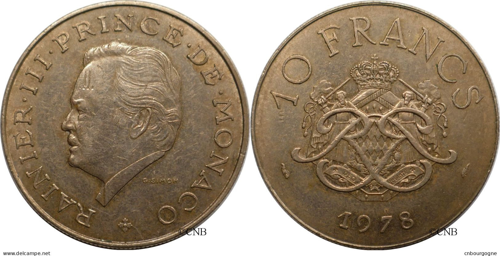 Monaco - Principauté - Rainier III - 10 Francs 1978 - TTB+/AU50 - Mon6652 - 1960-2001 Neue Francs