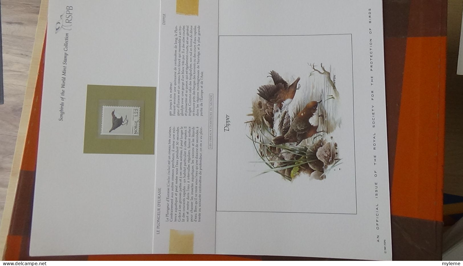 BF73 Bel ensemble de documents avec timbres ** sur les oiseaux + coffret A saisir !!!