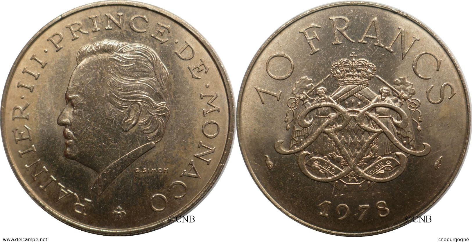 Monaco - Principauté - Rainier III - 10 Francs 1978 - SUP/MS60 - Mon6654 - 1960-2001 New Francs