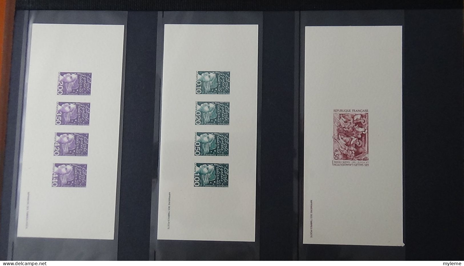 BF77 Gravures des timbres-poste de France sans son album d'origine   A saisir !!!