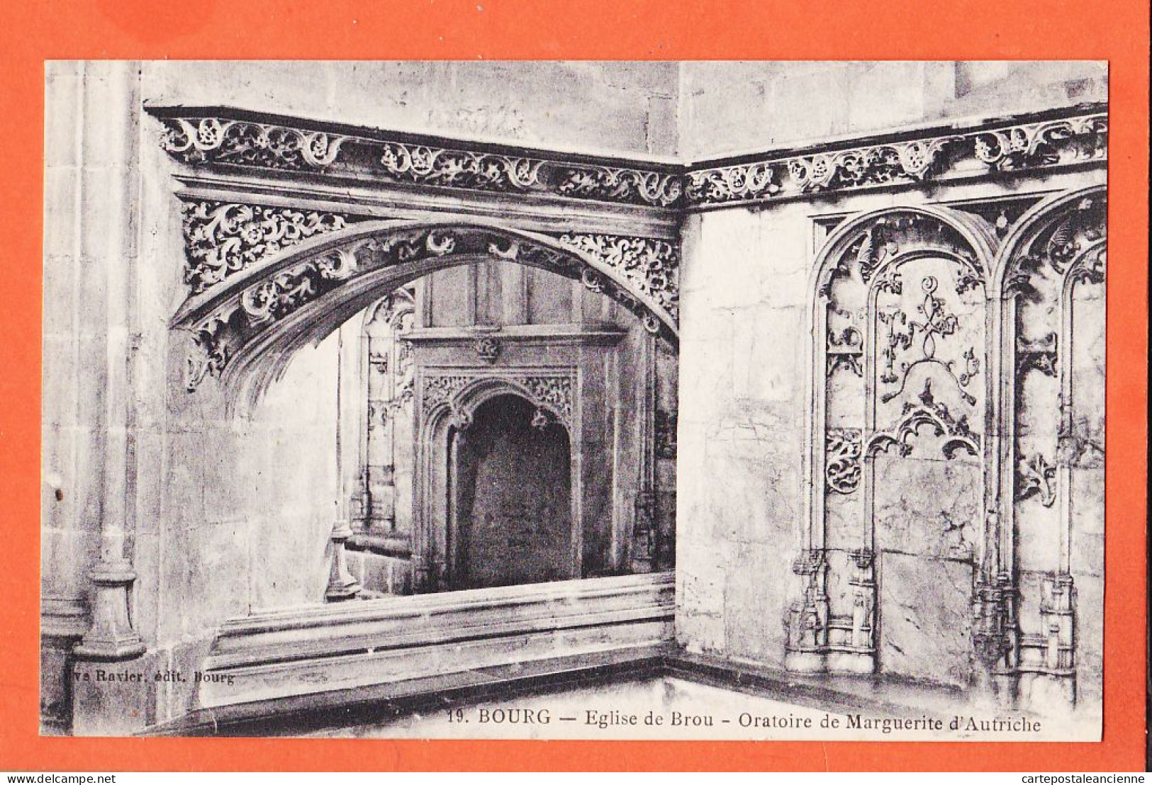 22485 / ⭐ Etat Parfait-BOURG-en-BRESSE 01-Ain Eglise BROU Oratoire De Margueritte D'AUTRICHE 1910s Edit Veuve RAVIER 19 - Brou - Kerk