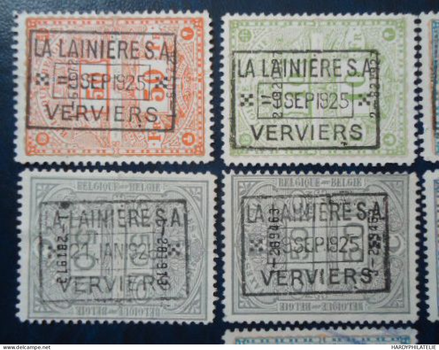 BELGIQUE La LAINIERE Verviers - Timbres