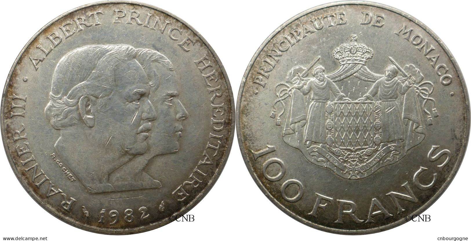 Monaco - Principauté - Rainier III - 100 Francs 1982 - TTB+/AU50 - Mon6790 - 1960-2001 Nouveaux Francs