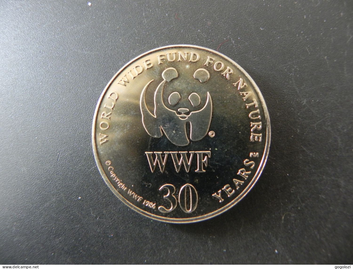 Medaille Medal - 30 Years Of WWF - Varanus Komodoensis 1986 - Unclassified