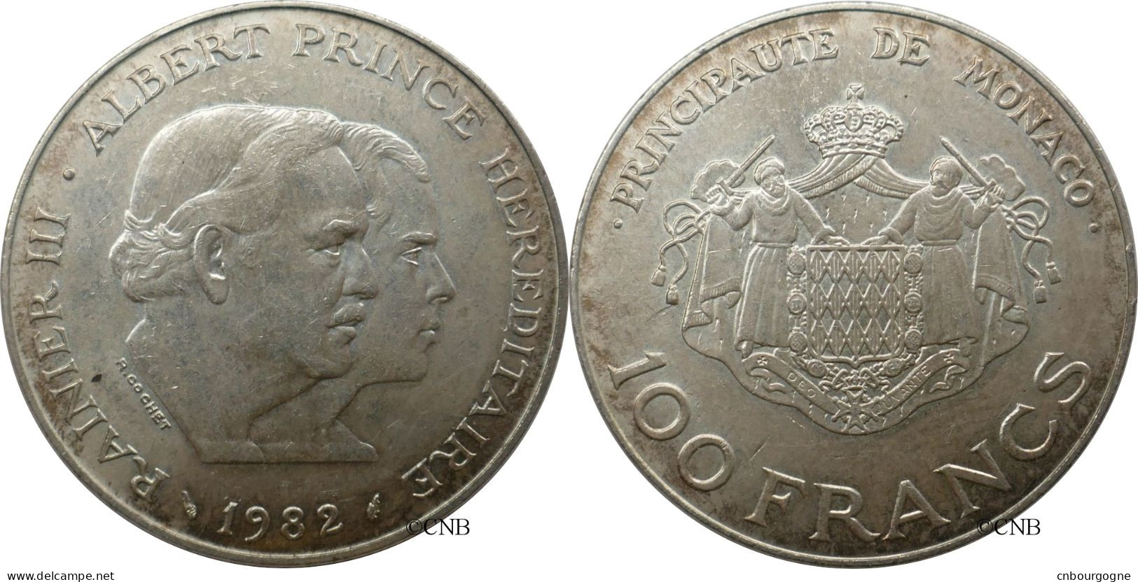 Monaco - Principauté - Rainier III - 100 Francs 1982 - TTB+/AU50 - Mon6791 - 1960-2001 Neue Francs