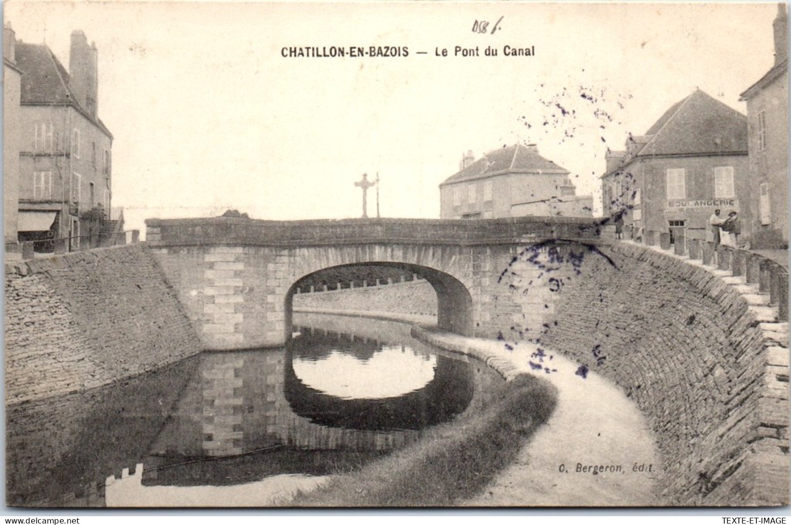 58 CHATILLON EN BAZOIS - Le Pont Du Canal. - Chatillon En Bazois