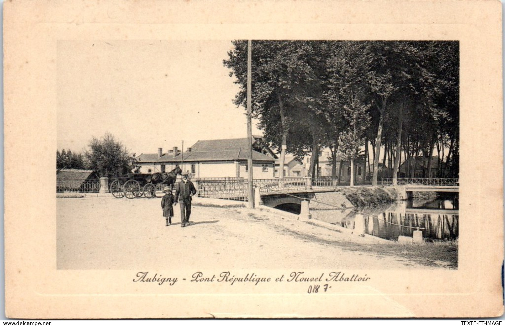 18 AUBIGNY - Pont Republique & Nouvel Abattoir. - Aubigny Sur Nere