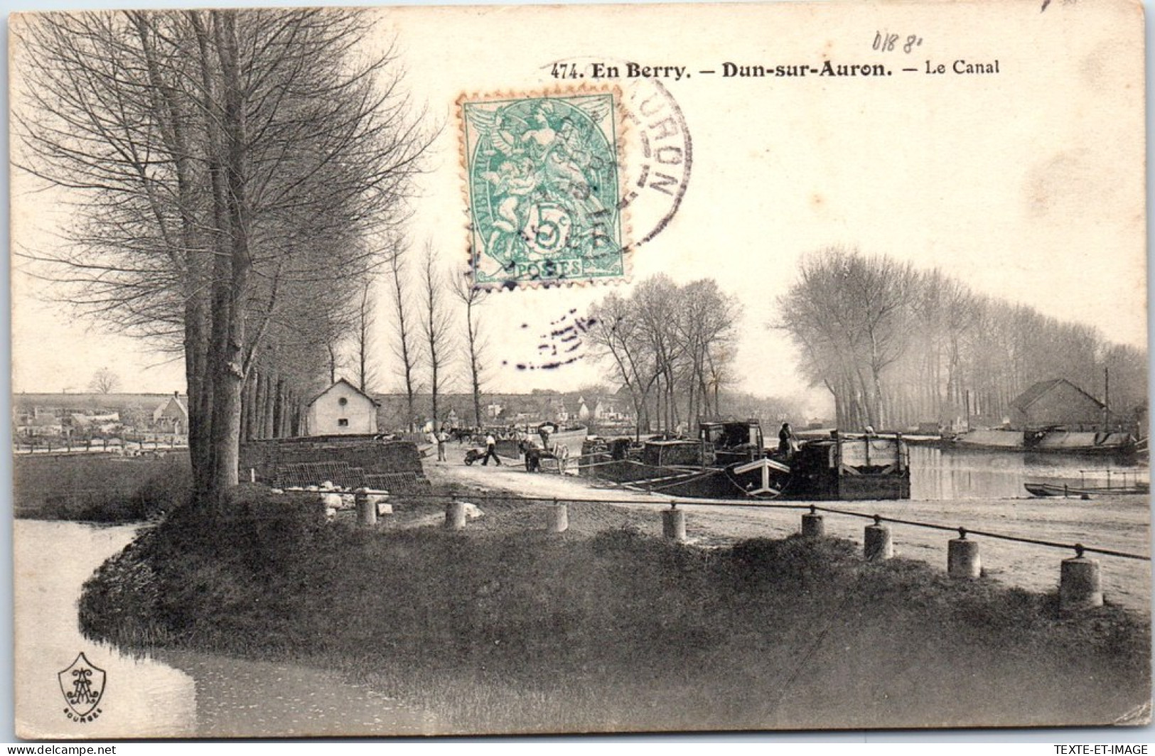 18 DUN SUR AURON - Le Canal. - Dun-sur-Auron