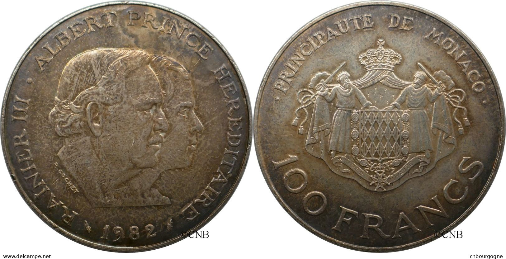 Monaco - Principauté - Rainier III - 100 Francs 1982 - SUP/AU55 - Mon6793 - 1960-2001 Franchi Nuovi