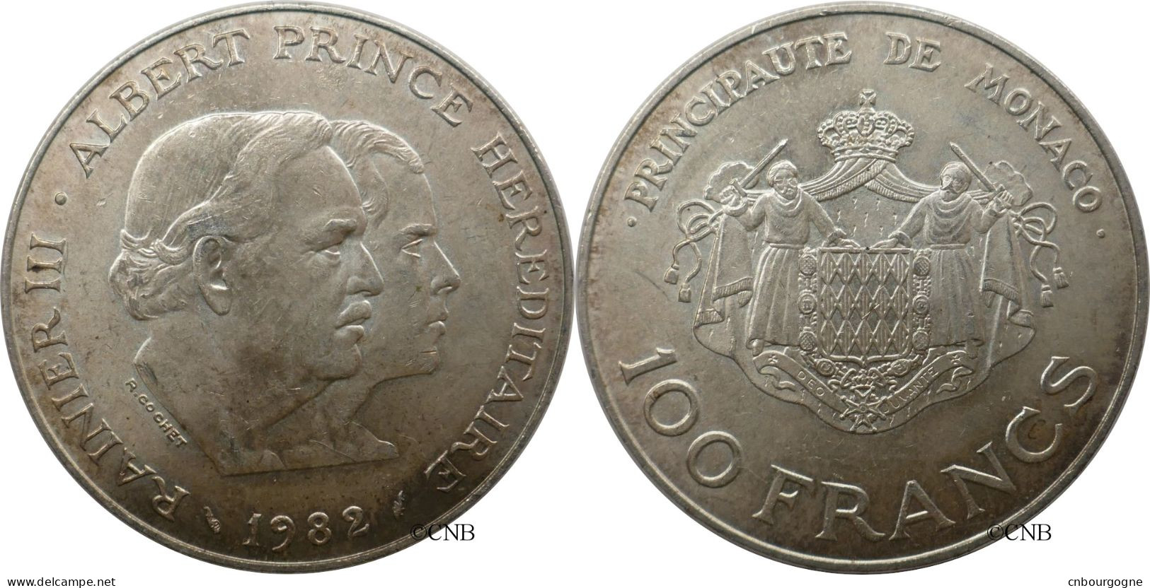 Monaco - Principauté - Rainier III - 100 Francs 1982 - SUP/AU58 - Mon6794 - 1960-2001 Nieuwe Frank